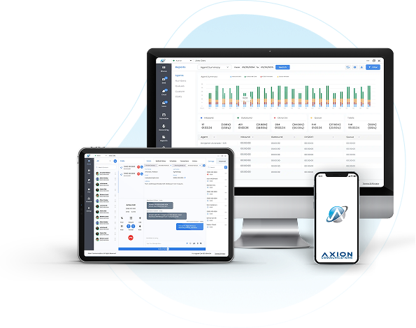 Axion on desktop, tablet and mobile